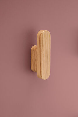 Thumbnail - Hakenleiste Bjarne mauve B/H/T: ca. 30x110,6x2,6 cm